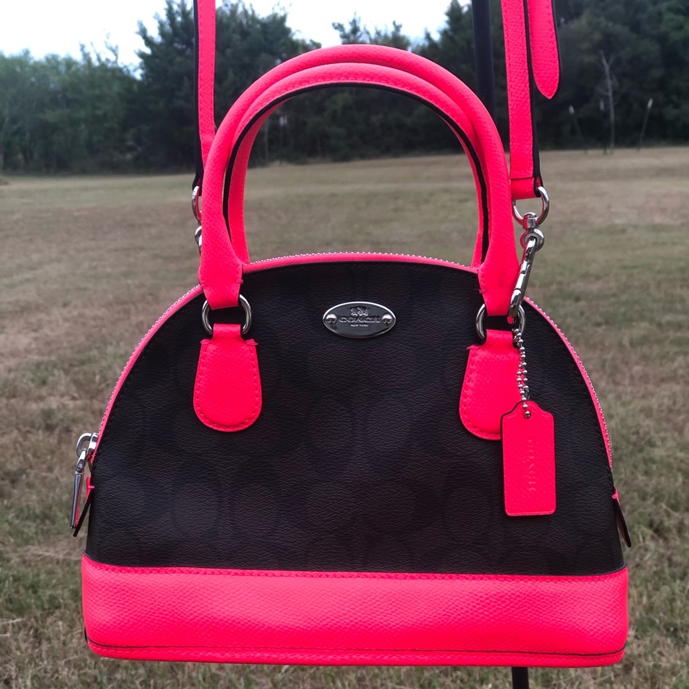 Coach Mini Cora Domed Satchel